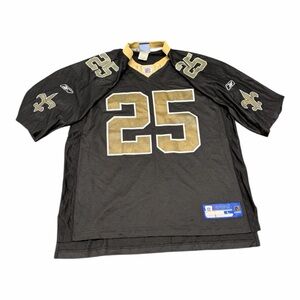 Vintage New Orleans Saints Reggie Bush NFL Reebok Jersey